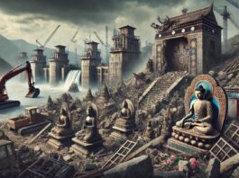 Sacred Tibetan Buddhist Monastery Reduced to Rubble for Controversial Chinese Hydropower Project