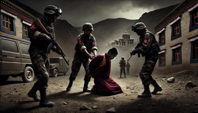 monk arrested by CCP