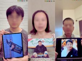 Chinese Nationals support Tibet