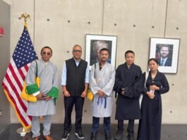TYC President, Lobga Rangzen’s Family Meet U.S. Mission to UN Over Tibet Human Rights Concerns New York United nations